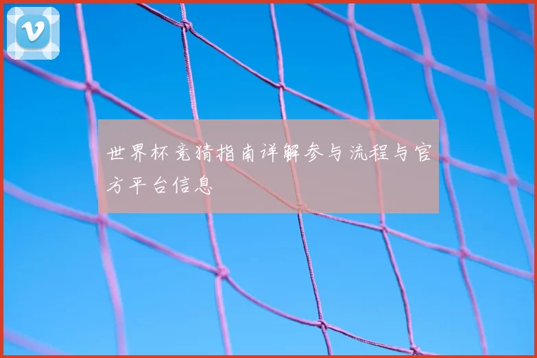 世界杯竞猜指南详解参与流程与官方平台信息