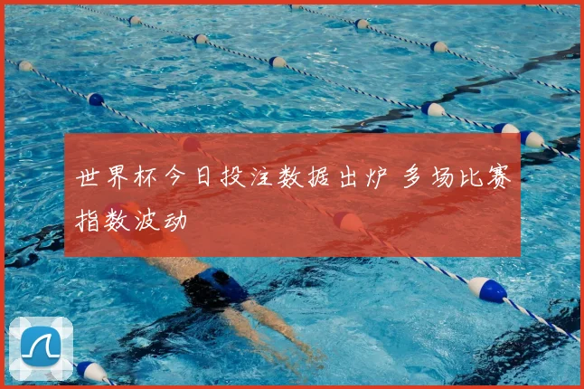 世界杯今日投注数据出炉 多场比赛指数波动